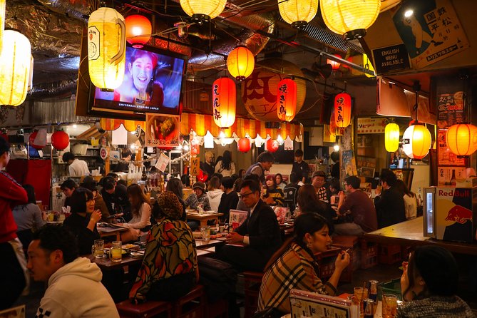 Shibuya Bar Hopping Night Food Walking Tour in Tokyo Taking in the Energetic Atmosphere of Shibuya